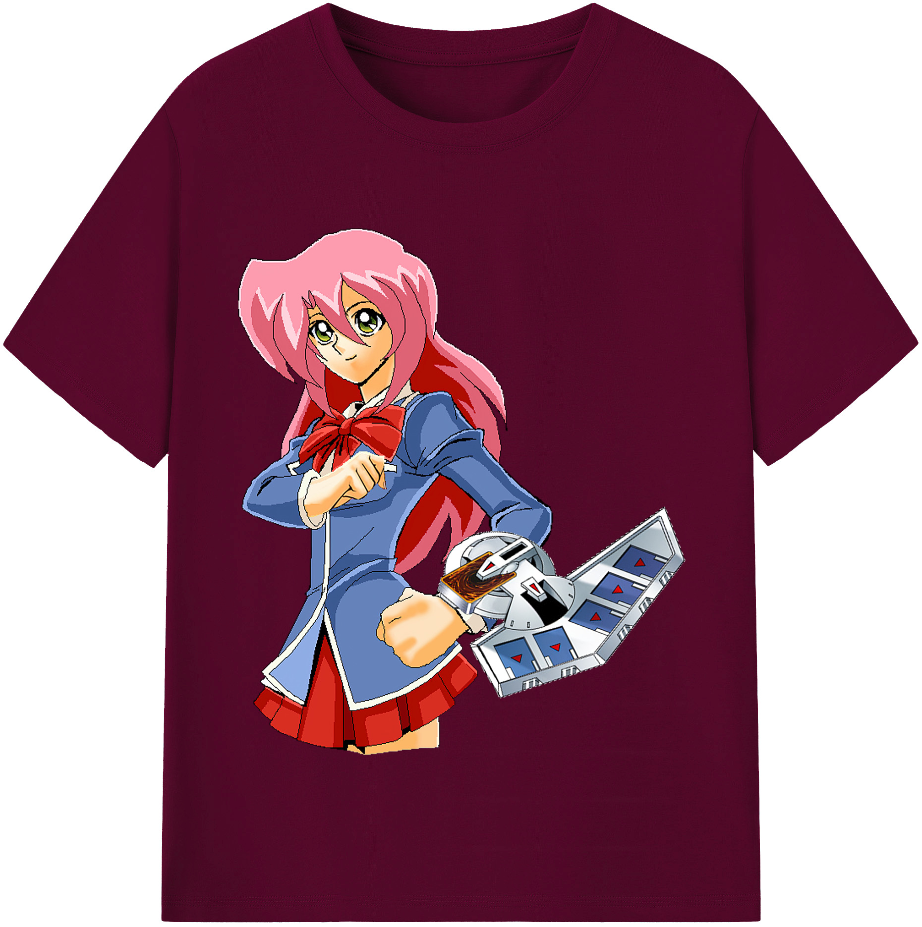 （画像用） 遊☆戯☆王 Yu-Gi-Oh! レディースカジュアルプリントTシャツ（綿100％）